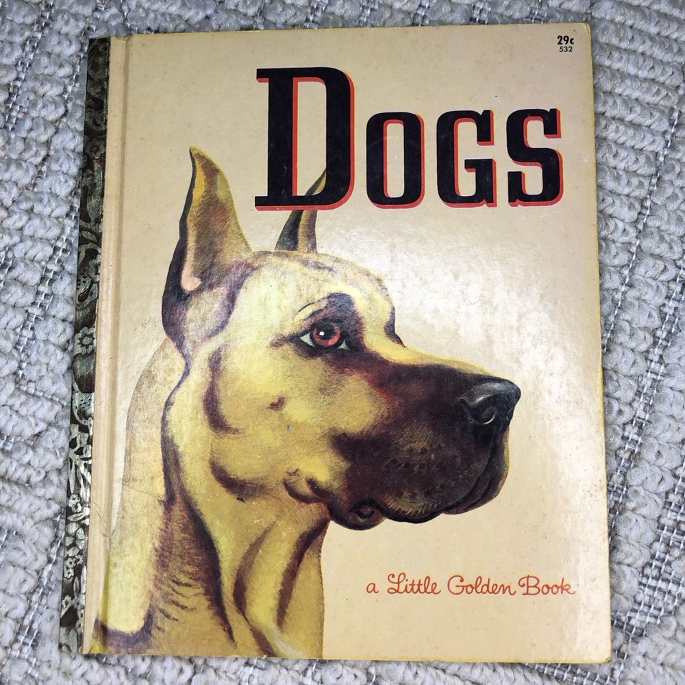 Dogs a Little Golden Book 1952 Vintage Golden Book